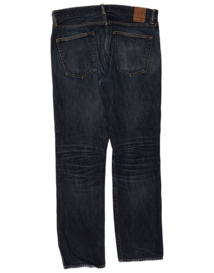 Gap Mens Slim Jeans W32 L30 Azul Algodão