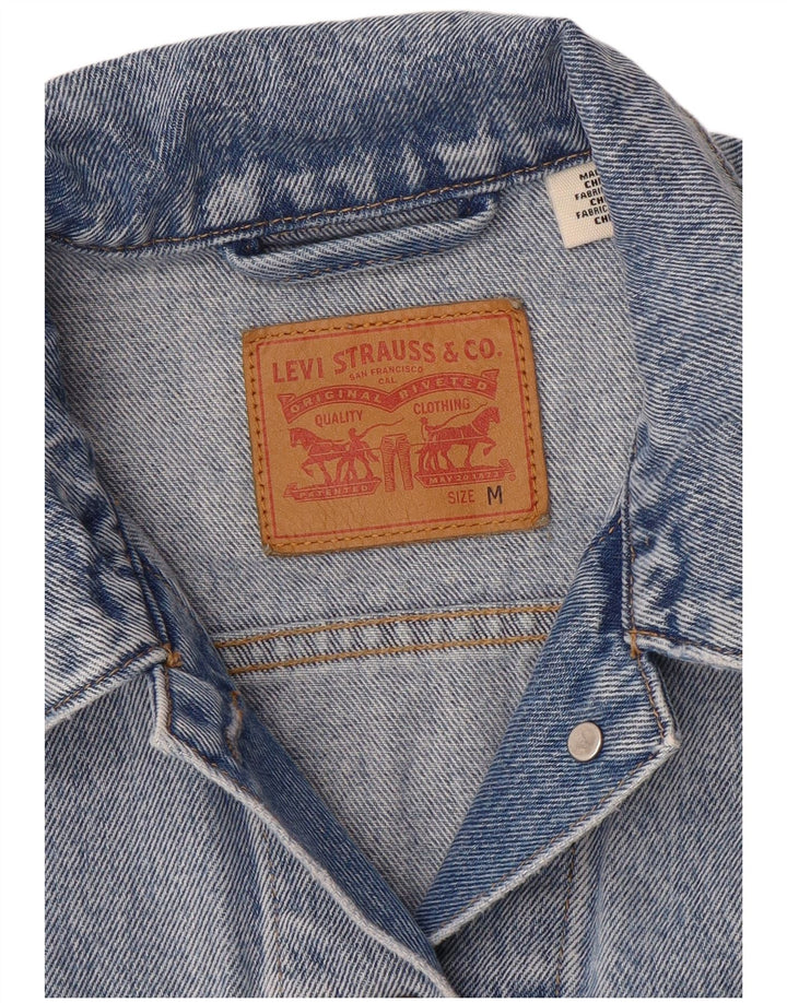 Jaqueta jeans feminina LEVI'S UK 14 azul médio