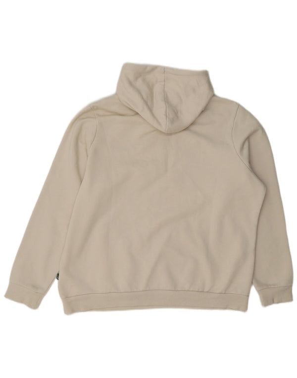 Puma feminino moletom com capuz UK 18 XL algodão branco
