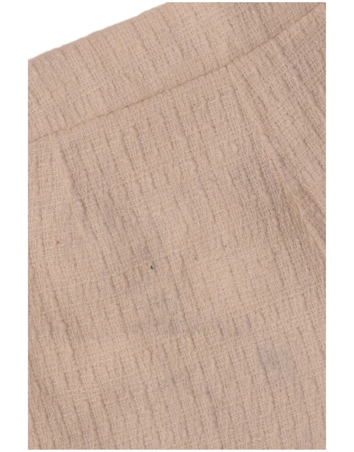 Zara Shorts feminino casual médio W28 branco