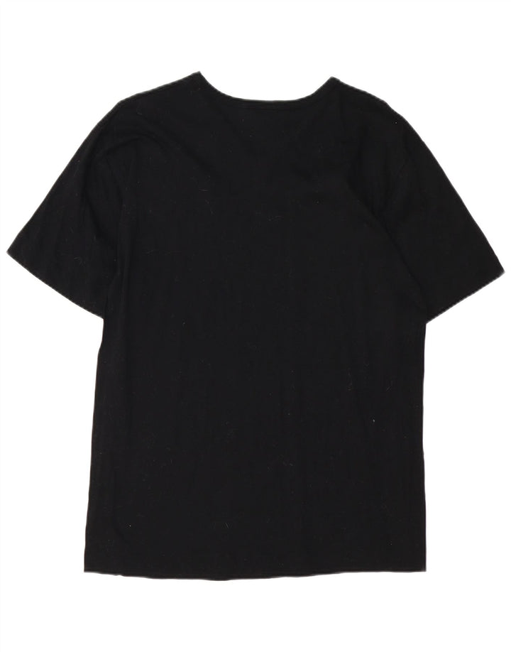 Camiseta feminina FILA UK 14 algodão preto médio