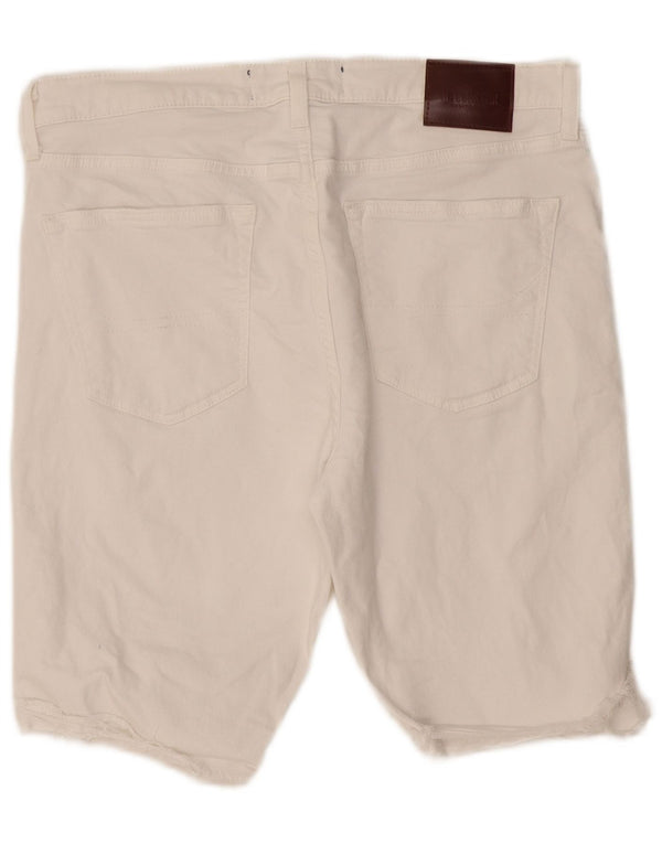 Shorts jeans feminino Hollister W34 grande branco
