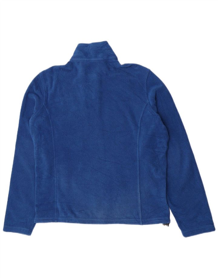 Jaqueta de lã masculina L.L.Bean UK 38 poliéster azul médio
