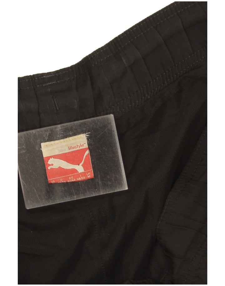 Puma Mens Graphic Sport Shorts Médio Preto