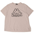 Camiseta gráfica masculina Kappa Top 4XL algodão branco