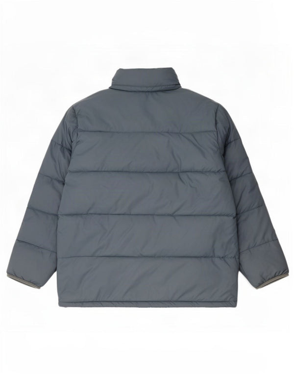 Jaqueta acolchoada masculina Kappa UK 40 grande azul poliamida