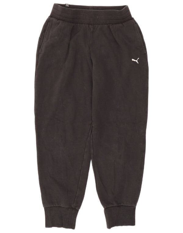 Calça de treino feminina Puma Joggers UK 6 XS algodão preto