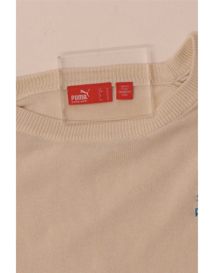 Suéter Puma Feminino Boat Neck Jumper UK 12 Médio Off White