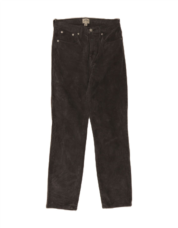 J. CREW Womens Slim Corduroy Trousers W26 L28 Grey Cotton Vintage J. Crew and Second-Hand J. Crew from Messina Hembry 