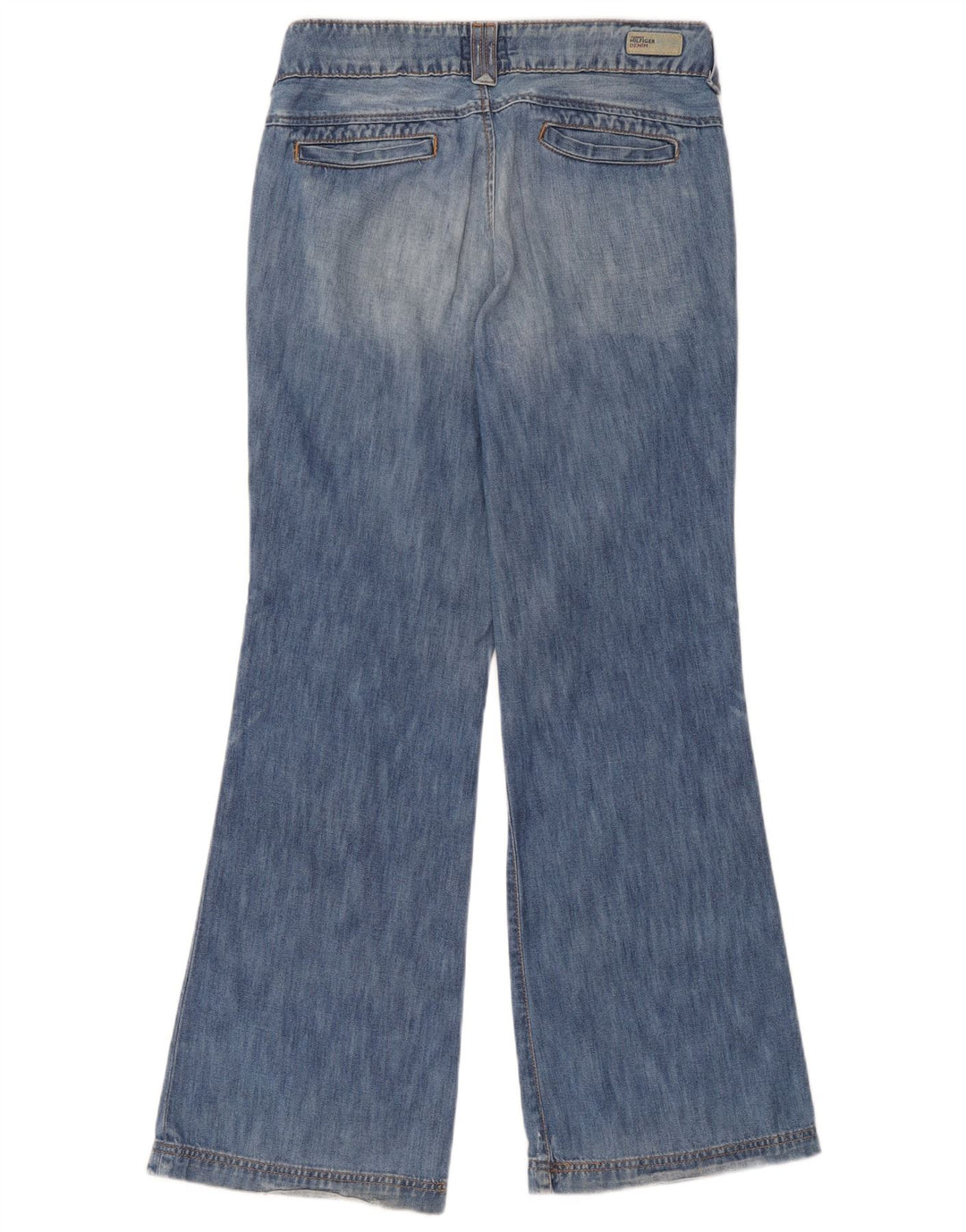 Jeans Tommy Hilfiger feminino de perna larga W32 L30 azul