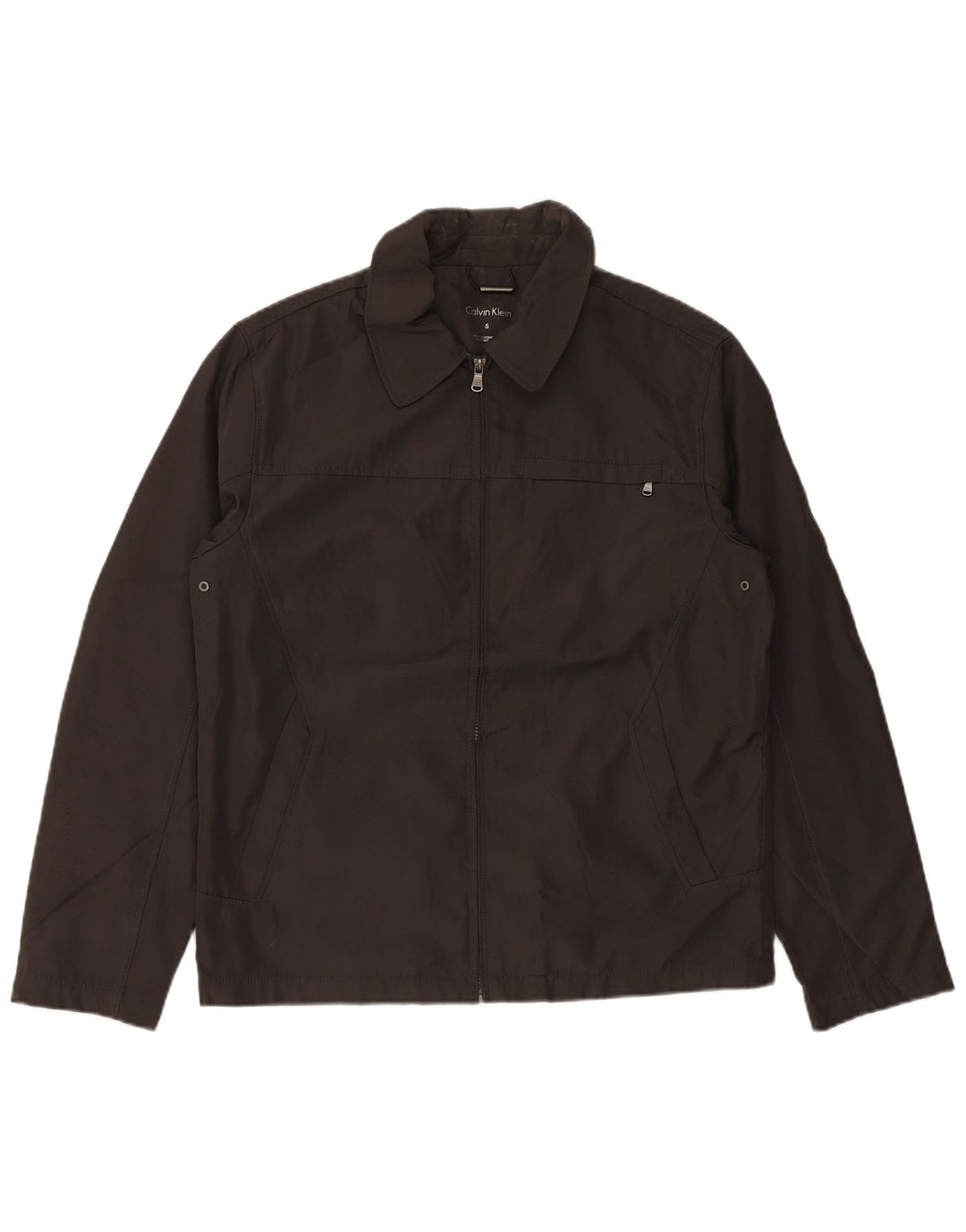 Jaqueta utilitária masculina CALVIN KLEIN Reino Unido 36 poliéster cinza pequeno