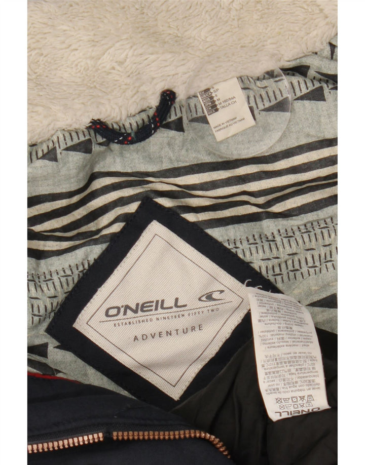 Jaqueta parka feminina com capuz O'NEILL UK 10 poliéster azul marinho pequeno