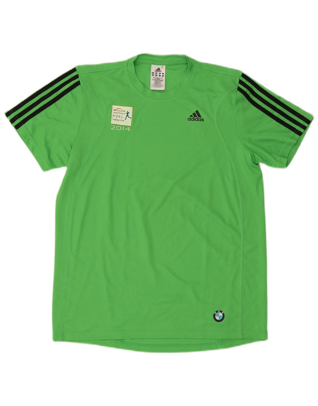 Camiseta Adidas Mens Aohna Graphic Top Verde Médio Poliéster