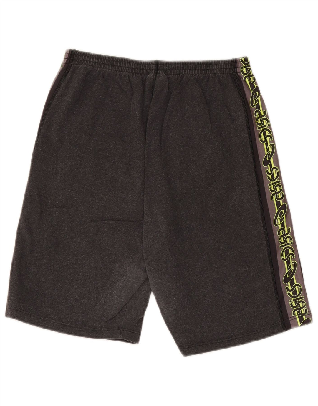 Shorts esportivos gráficos masculinos Asics XL cinza algodão