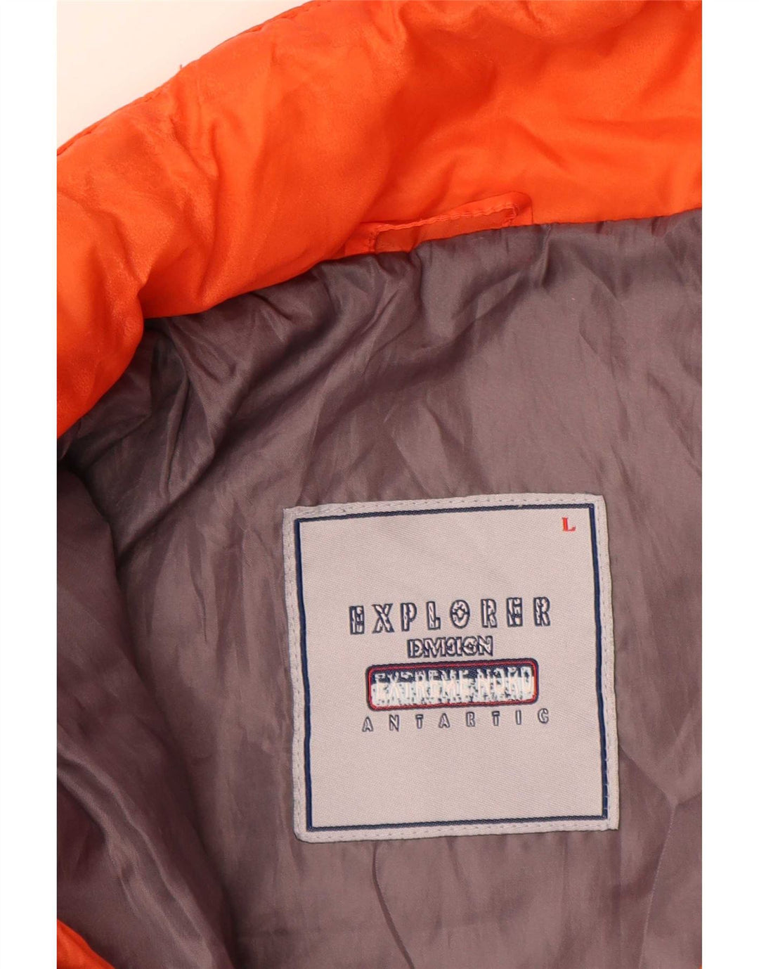 Jaqueta de esqui Explorer Mens Graphic UK 40 grande laranja