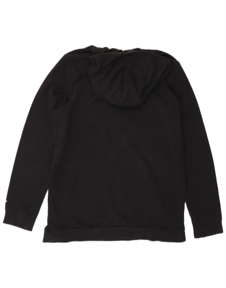 Suéter JORDAN masculino com capuz gráfico grande de algodão preto