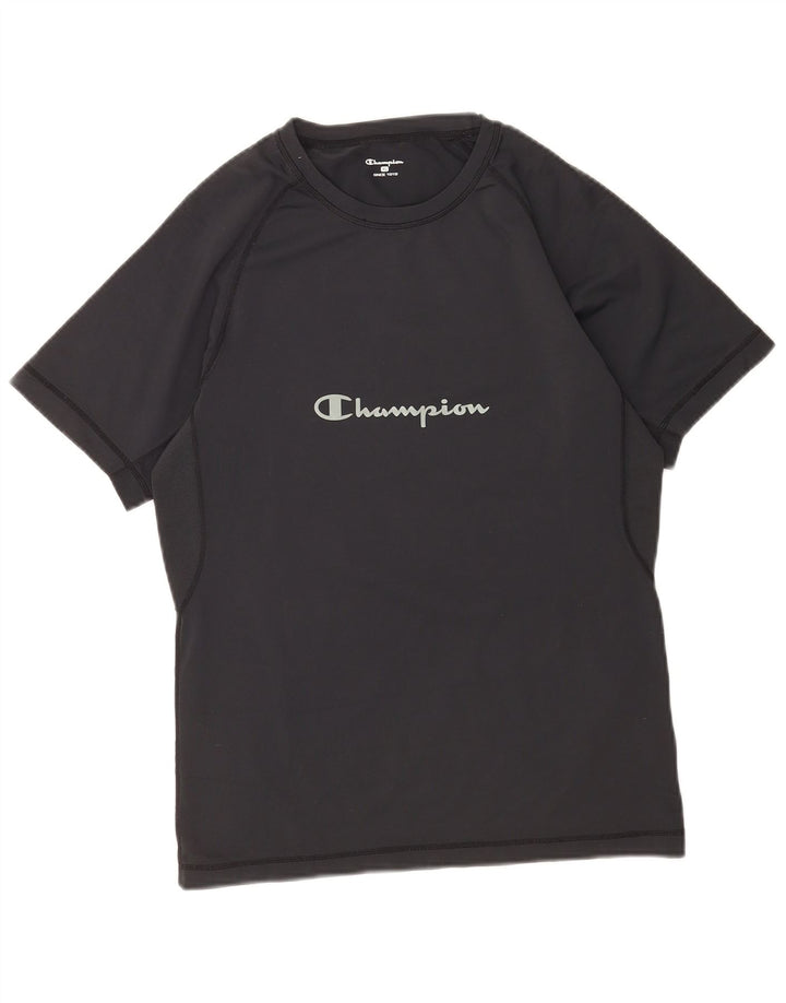 Camiseta gráfica masculina Champion Top XL poliamida preta