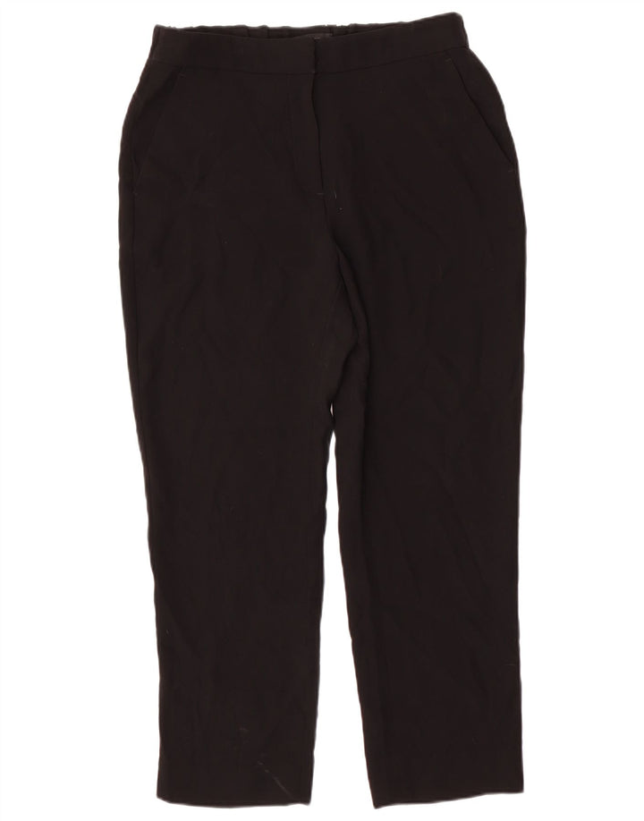 Calça Chino Cônica Feminina J. CREW EUA 8 Médio W32 L26 Poliéster Preto