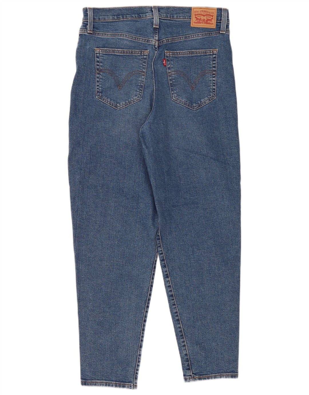 Jeans feminino Levi's cintura alta cônico W32 L29 azul
