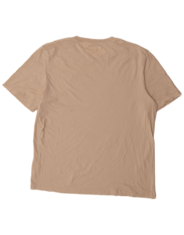 Camiseta gráfica masculina Jack & Jones Top XL Bege