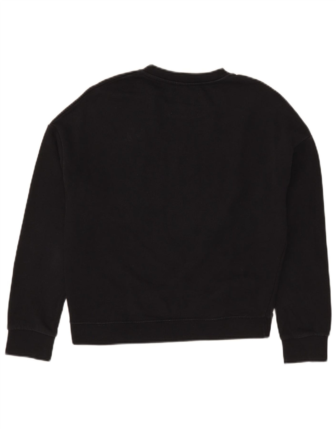 Suéter feminino Pyrex com estampa gráfica oversized UK 6 XS algodão preto