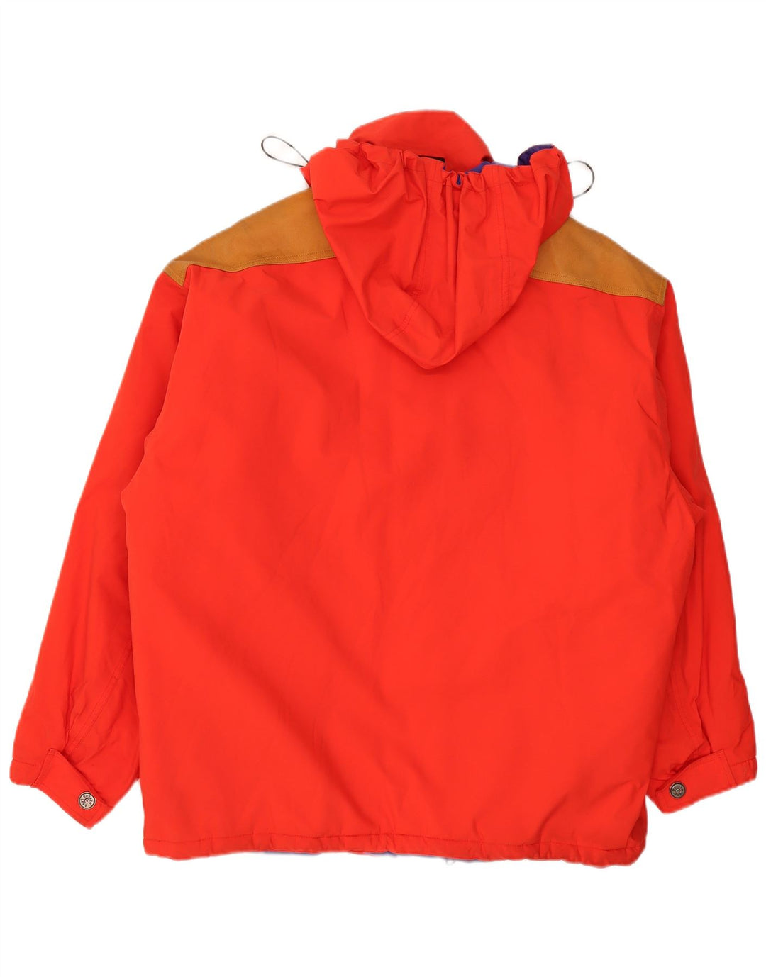Jaqueta de esqui masculina com capuz Anzi Besson IT 52 grande poliéster vermelho Colourblock