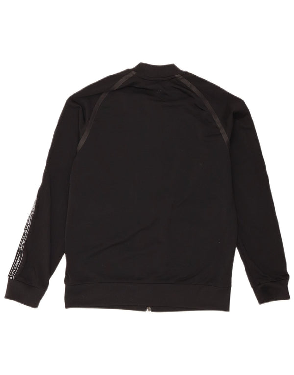 Casaco de treino gráfico Adidas Boys 11-12 anos preto poliéster