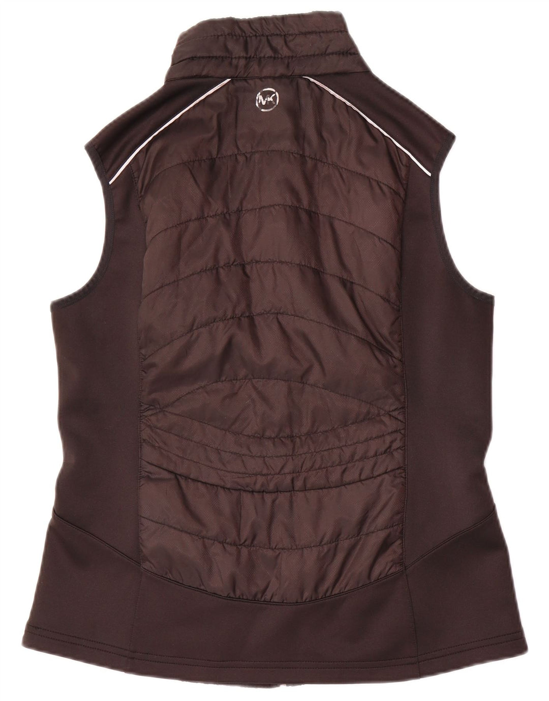 Michael Kors Jaqueta feminina sem mangas com top de treino Reino Unido 14 médio preto