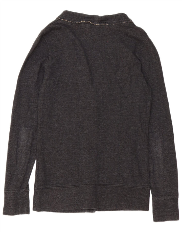 Suéter cardigan masculino Guru pequeno algodão cinza