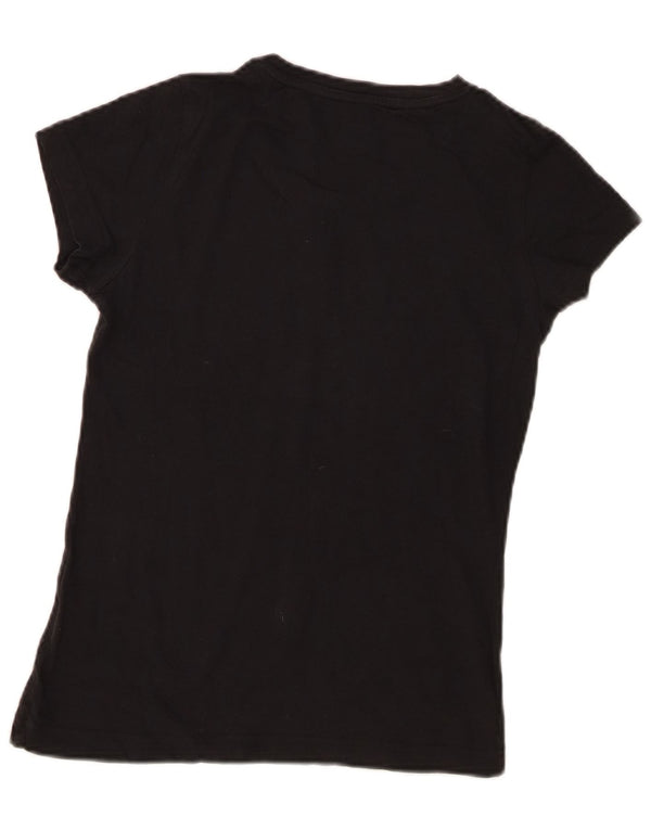 Camiseta Adidas Girls Graphic Top 13-14 Anos Algodão Preto