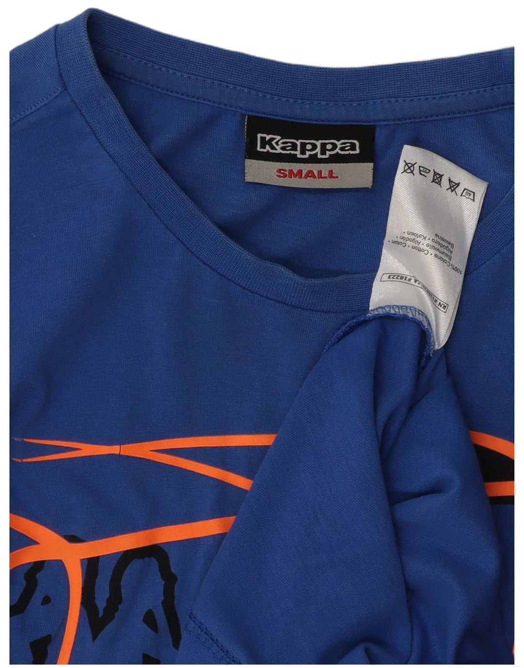 Camiseta masculina Nike Calcio Graphic Top pequeno algodão azul