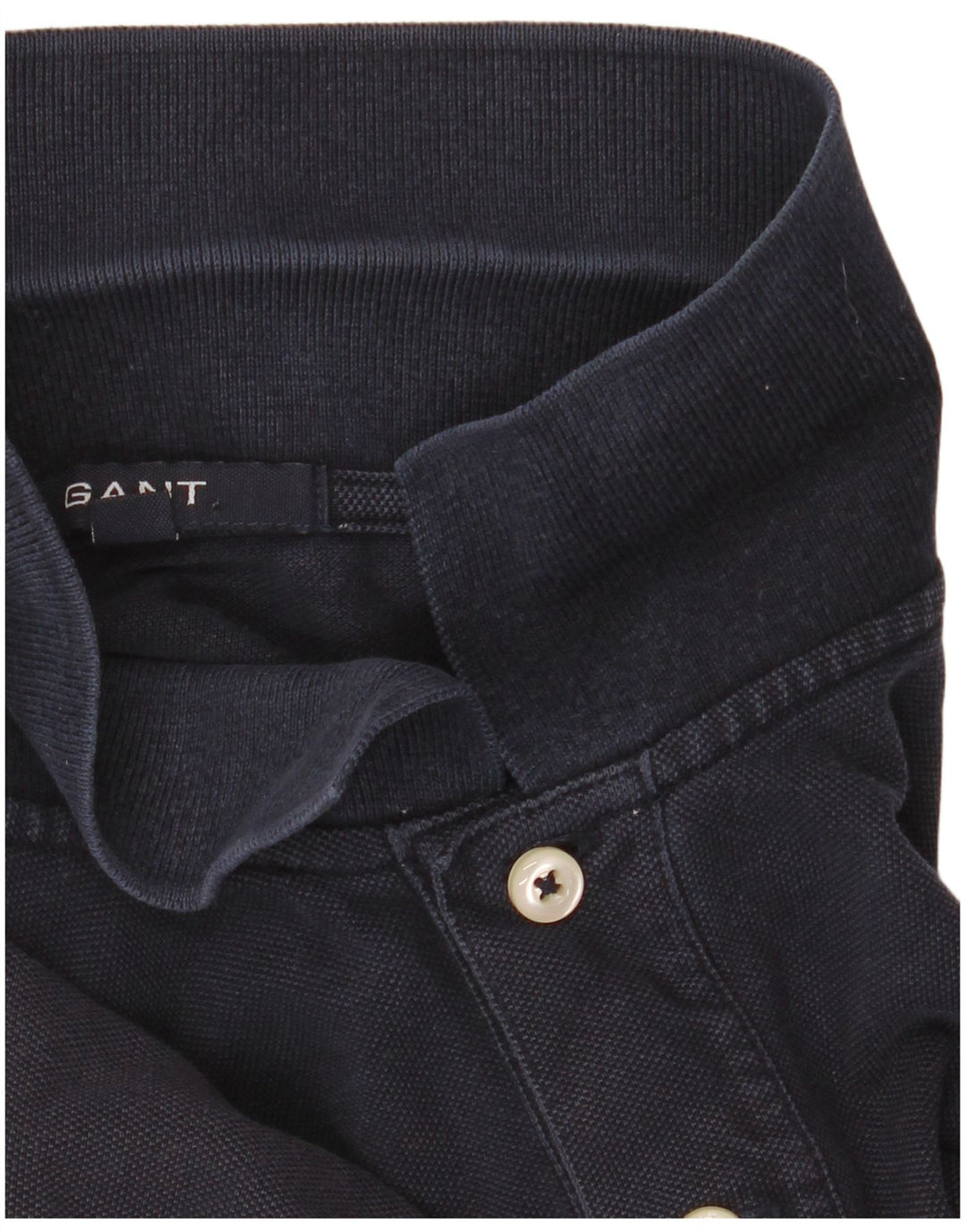 Camisa polo masculina Gant XL azul marinho algodão