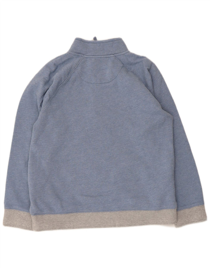 Crew Clothing Womens Sweatshirt Jumper UK 12 Medium Blue Colourblock