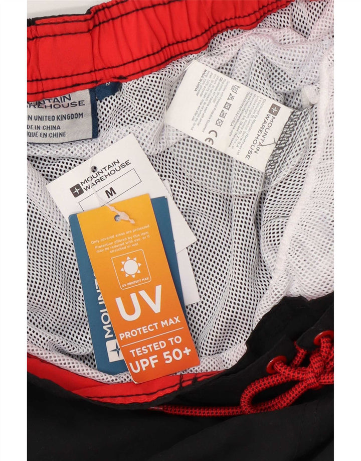 Shorts de natação masculino Mountain Warehouse Poliéster preto médio