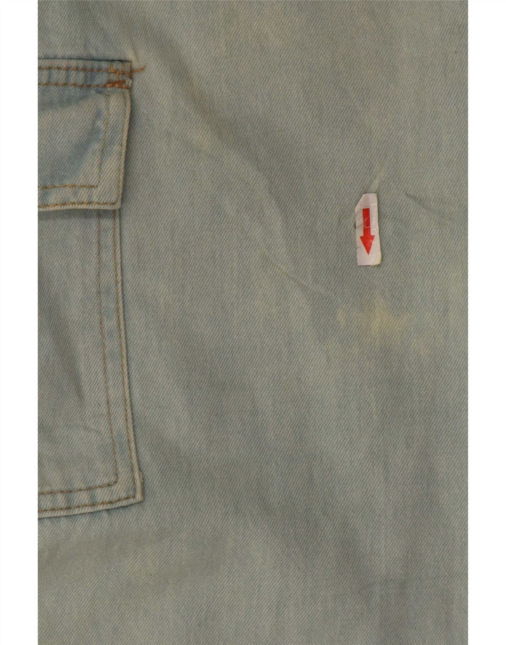 Calça Jeans Cargo Solta Zara Masculina W28 L27 Azul