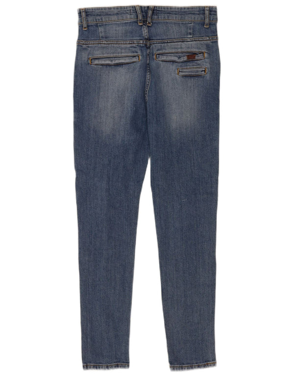 Zara Jeans skinny masculino desgastado UE 38 pequeno W30 L27 algodão azul