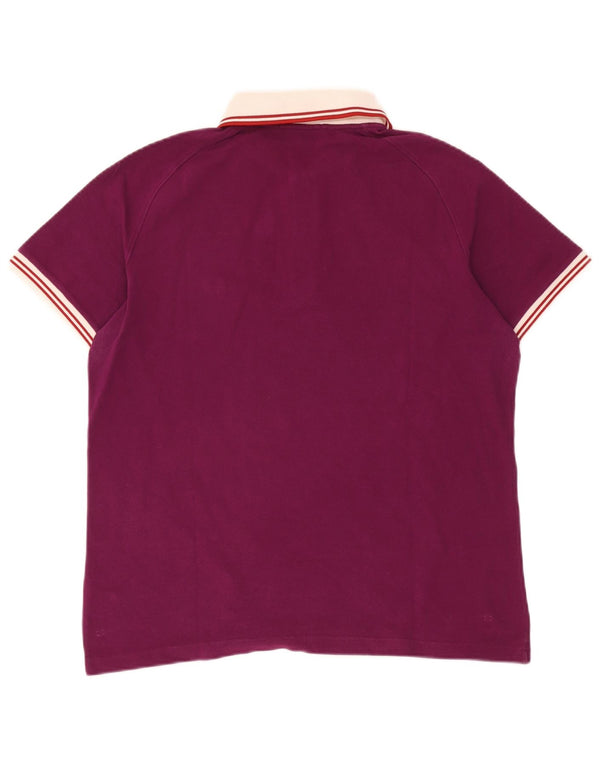 Camisa pólo de rugby masculina Fred Perry edição especial grande listrada marrom