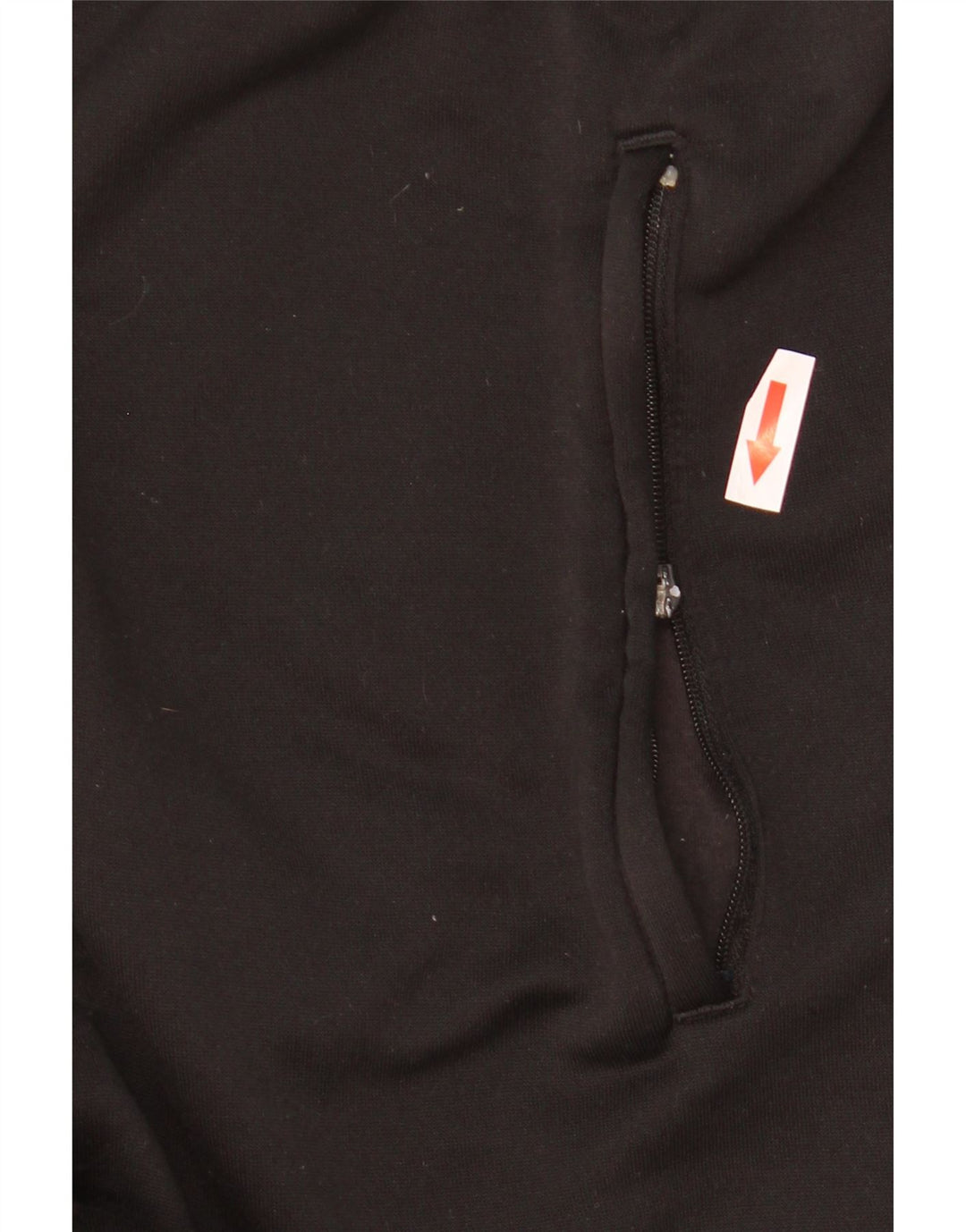 Adidas feminino zip moletom com capuz tamanho 16 poliéster preto