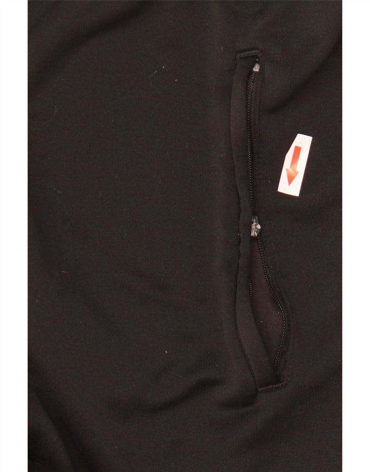 Adidas feminino zip moletom com capuz tamanho 16 poliéster preto