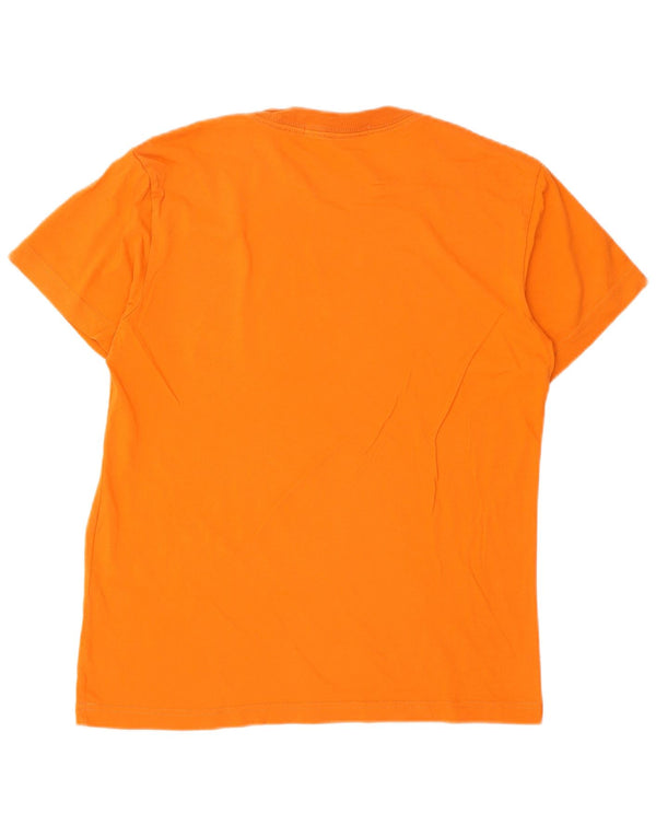 Calvin Klein Jeans Camiseta masculina gráfica Top XS Laranja