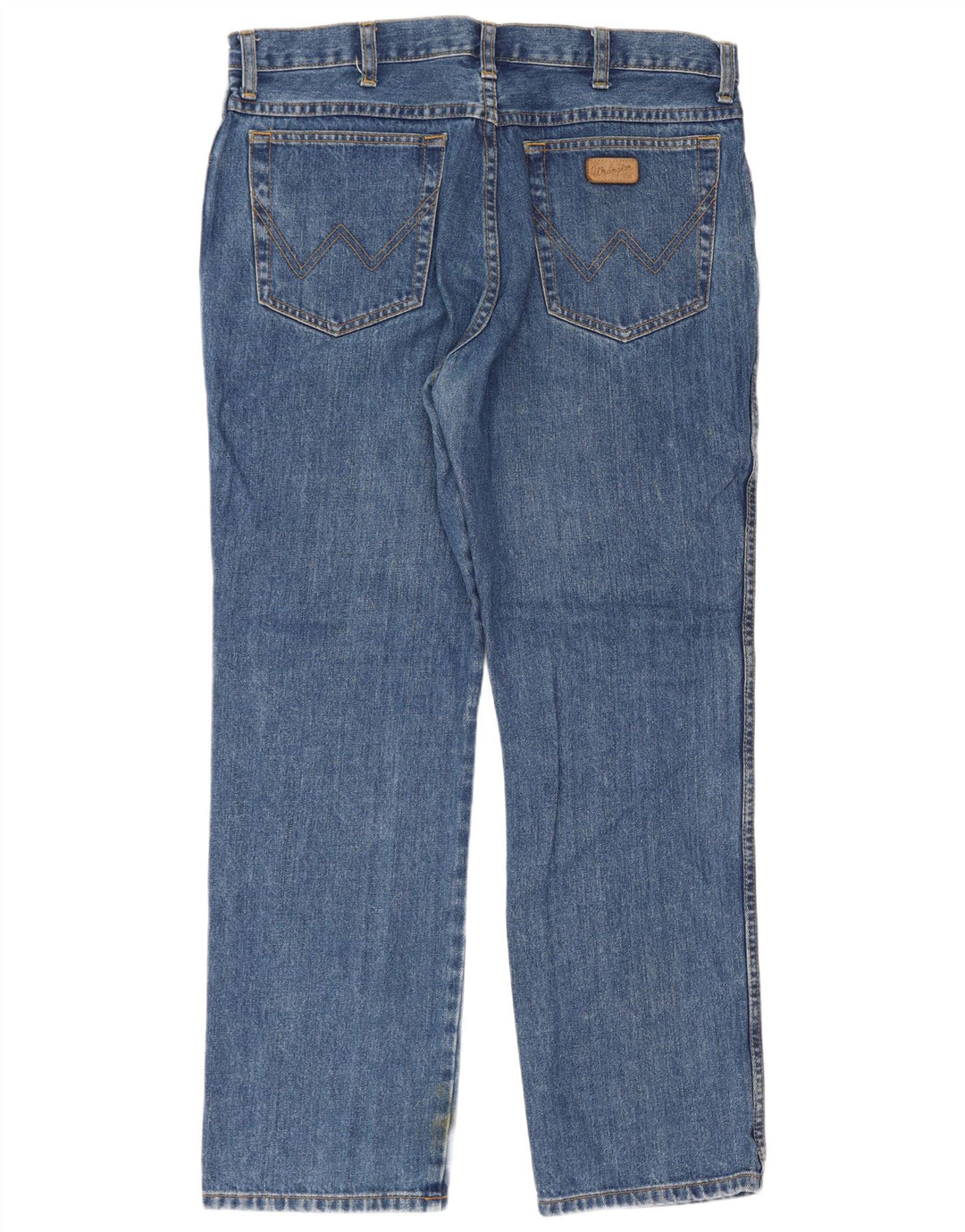 Wrangler Masculino Texas Regular Straight Jeans W36 L30 Azul Algodão