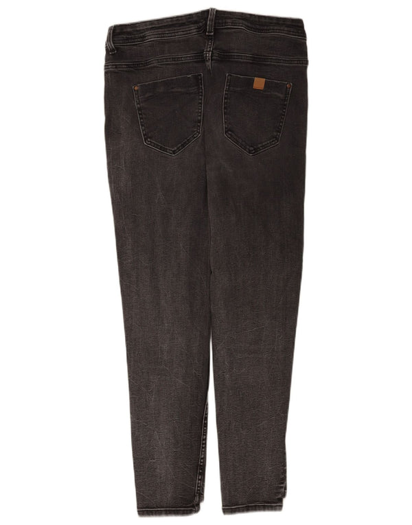 Zara Jeans Skinny Feminino EU 40 Médio W30 L28 Algodão Cinza