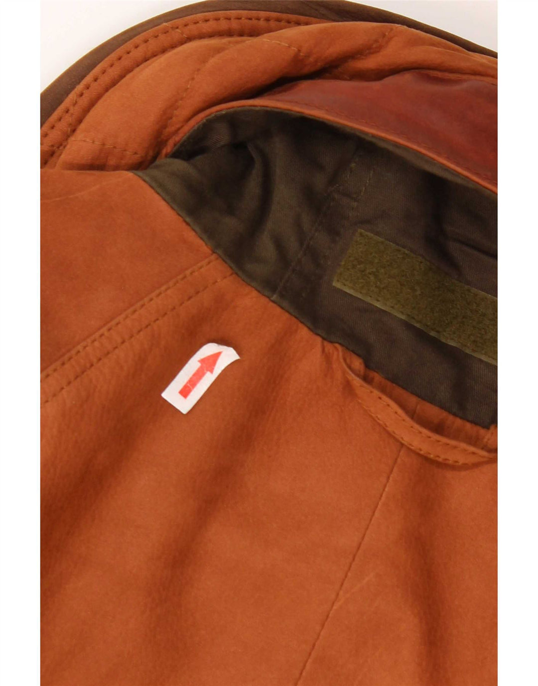 Jaqueta masculina de couro com capuz Timberland UK 40 grande marrom
