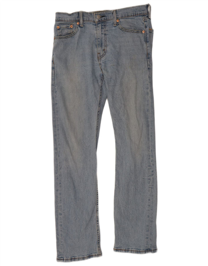 Levi's Masculino 513 Slim Straight Jeans W30 L30 Azul Algodão