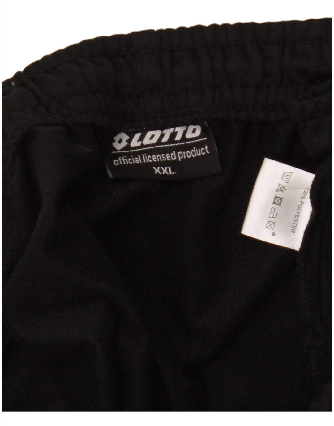 Calça de treino masculina Lotto Joggers 2XL poliéster preto