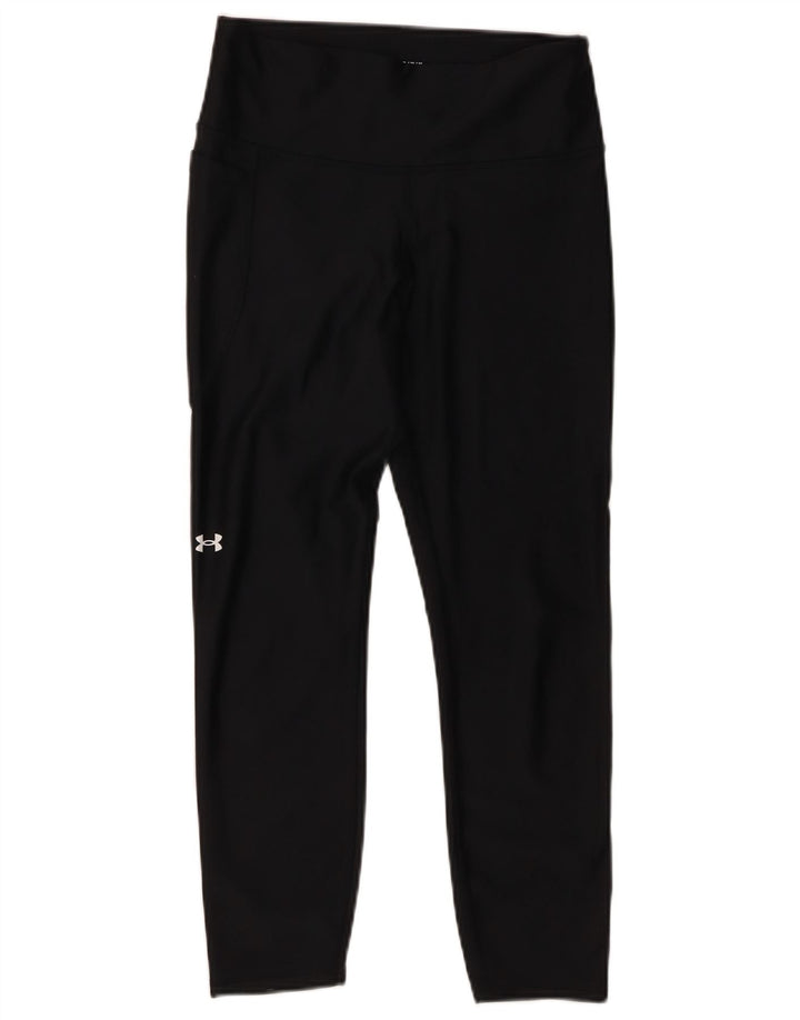 Under Armour Womens Compression Crop Leggings Reino Unido 14 Médio Preto
