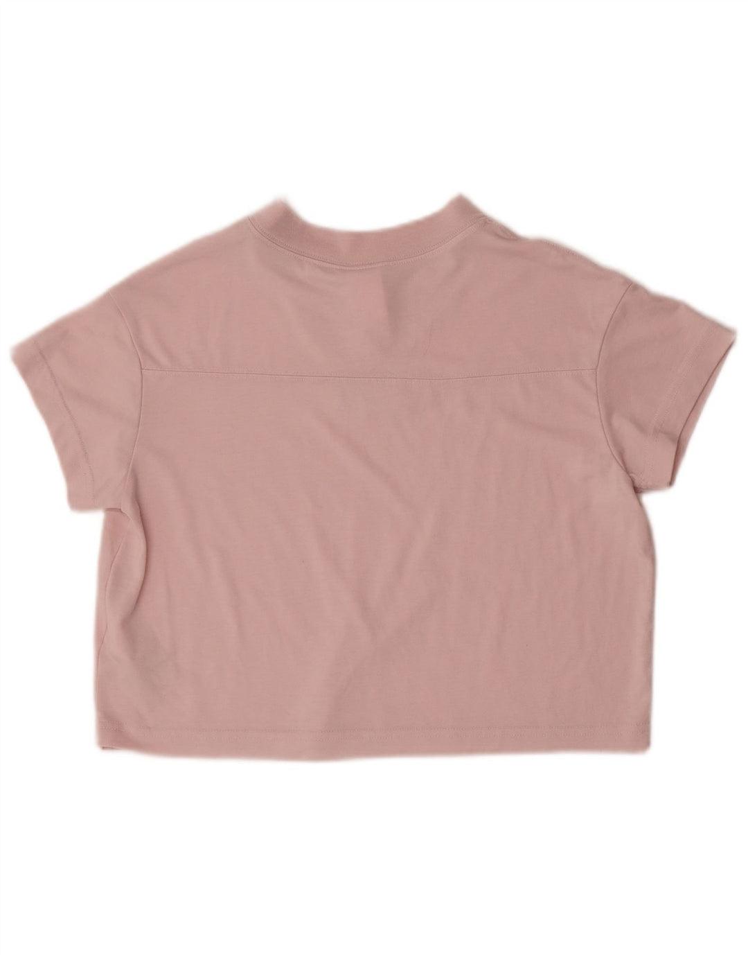Camiseta Nike Feminina Crop Top UK 6 XS Rosa Poliéster