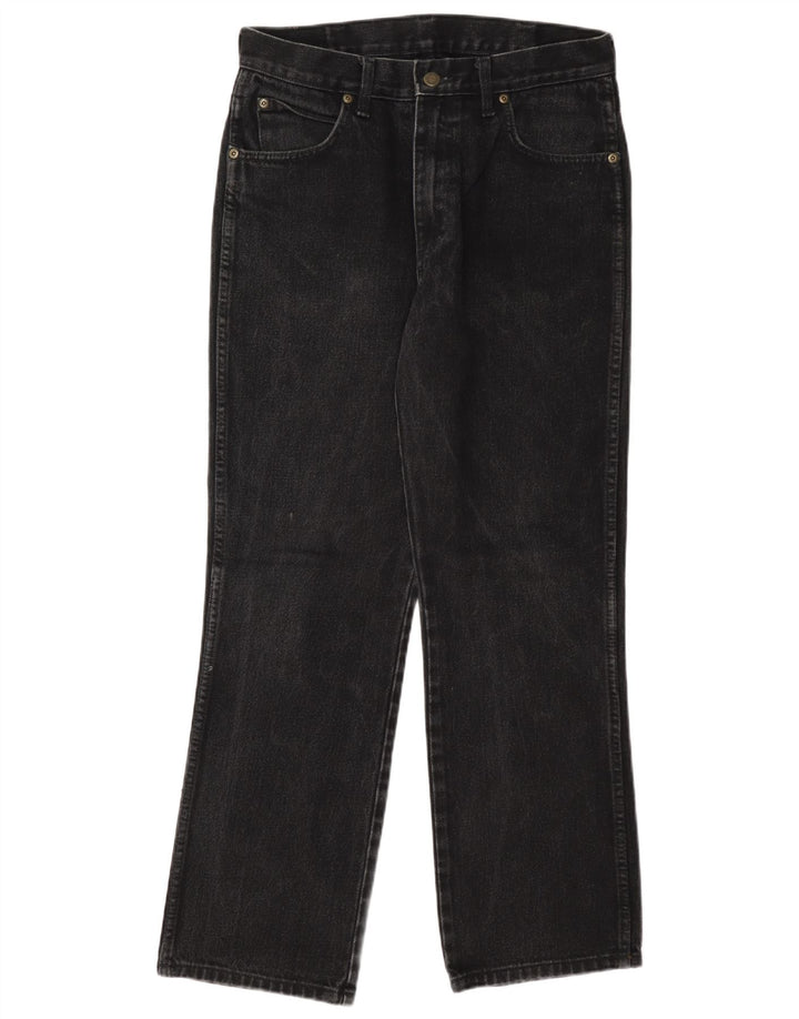 Wrangler feminino regular fit jeans reto W32 L30 algodão cinza
