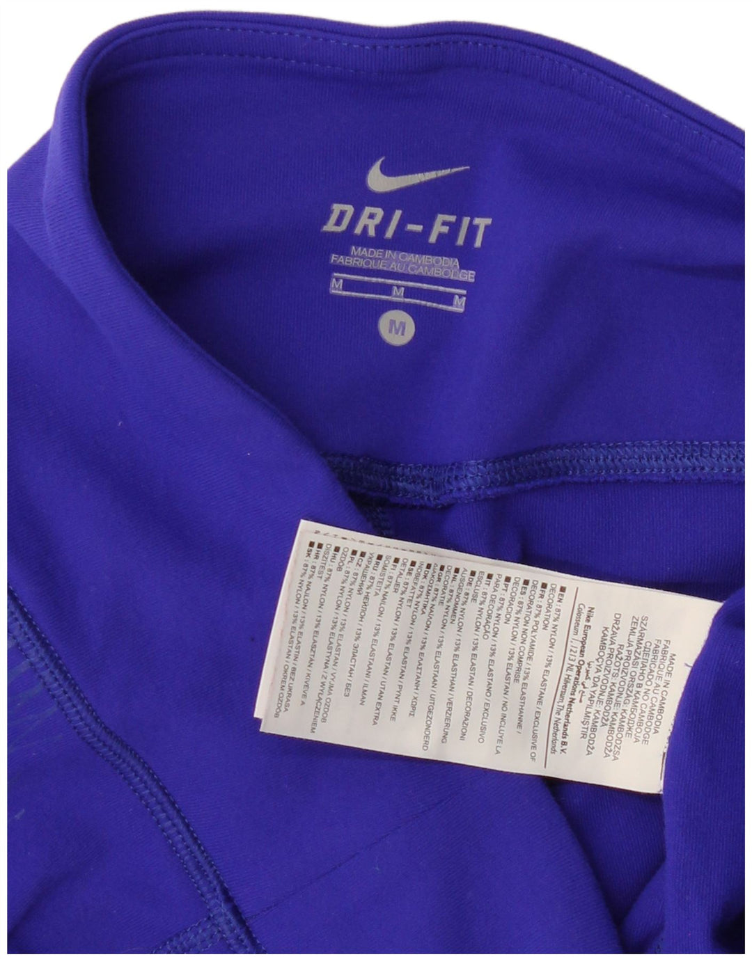 Leggings Nike Dri Fit Feminina UK 14 Médio Roxo Nylon