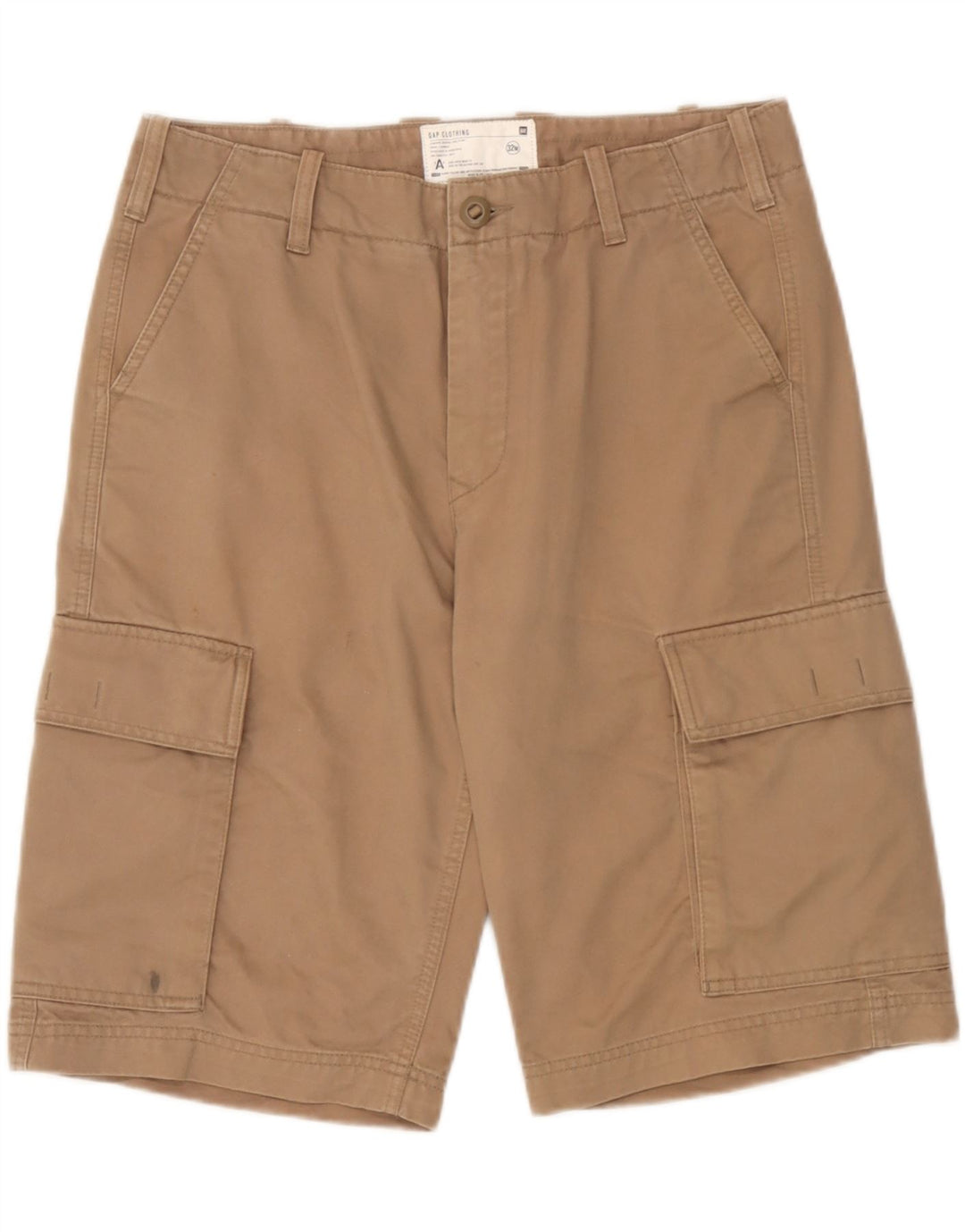 Shorts cargo masculino Gap W32 algodão bege médio